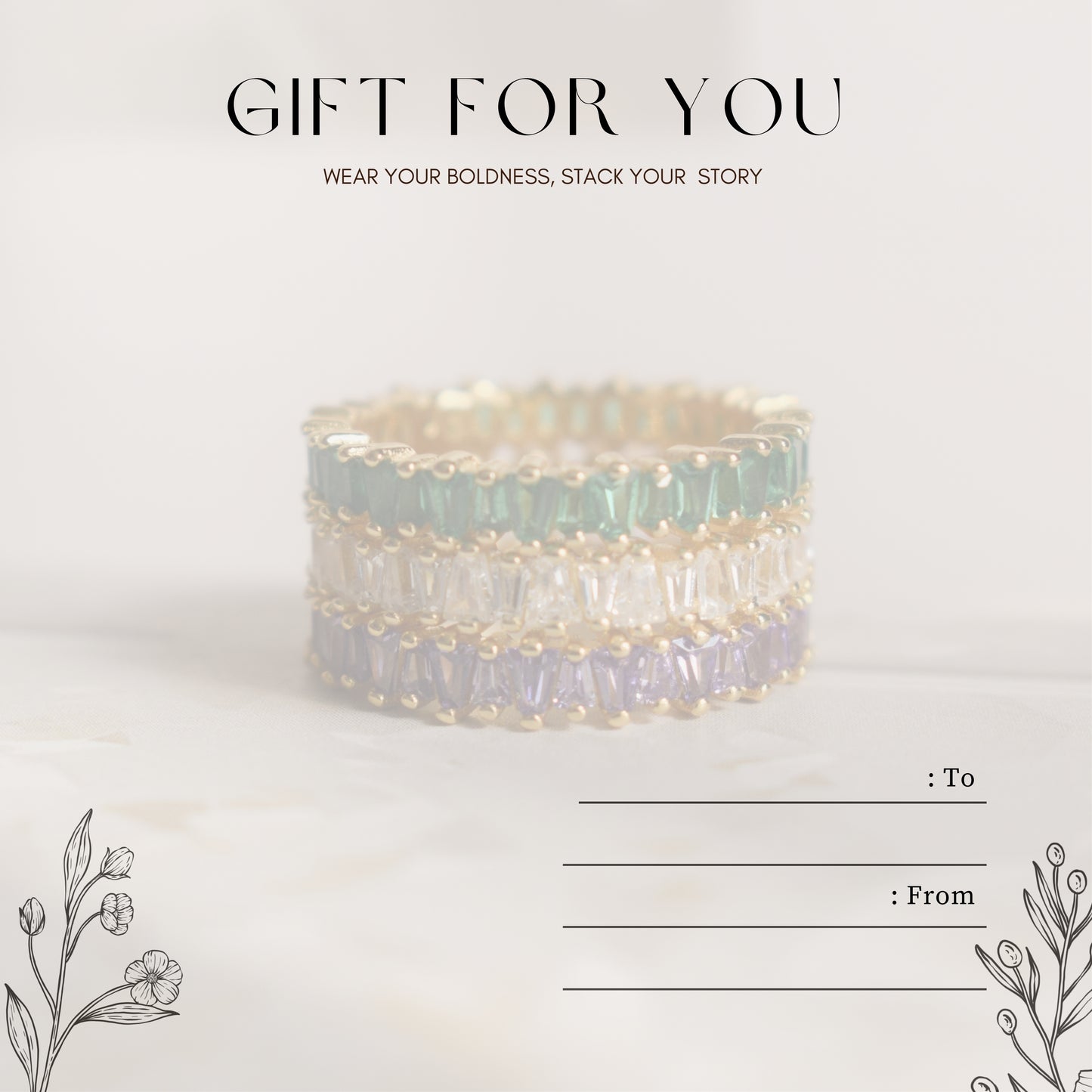 Dainty Personalized Birthstone